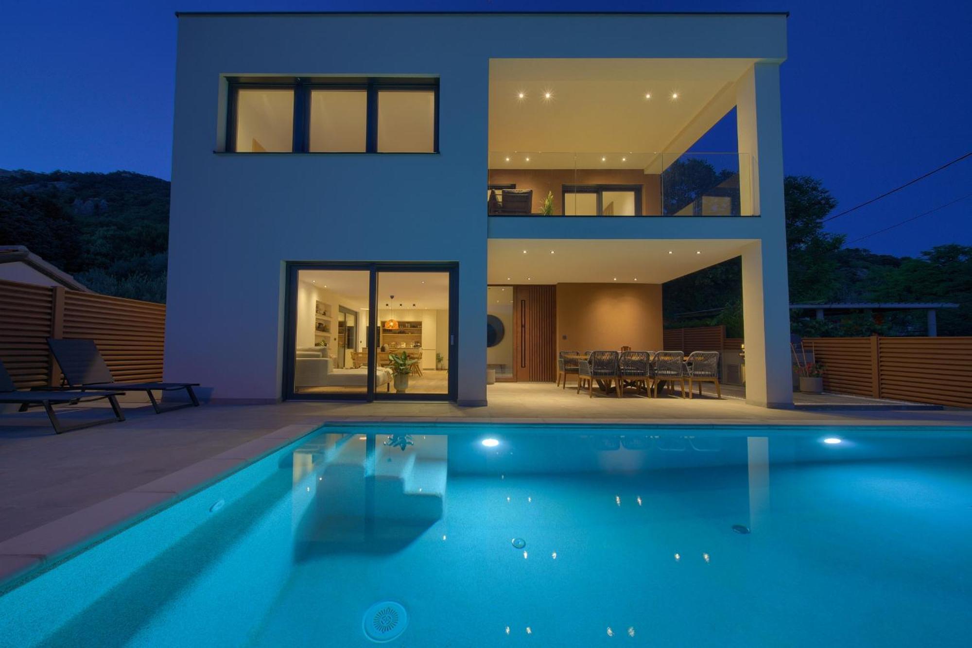 Vila Viverum With Heated Salt Water Pool Baska (Krk)