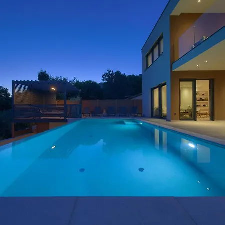 Villa Viverum With Heated Salt Water Pool Baska  Exterior photo